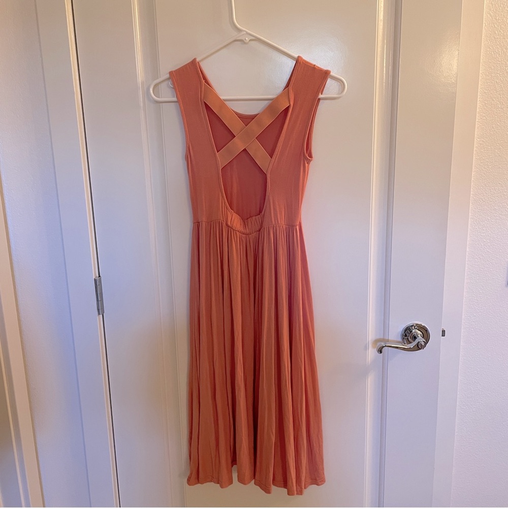 Dot Dot Smile Coral Tank Dress - Girls